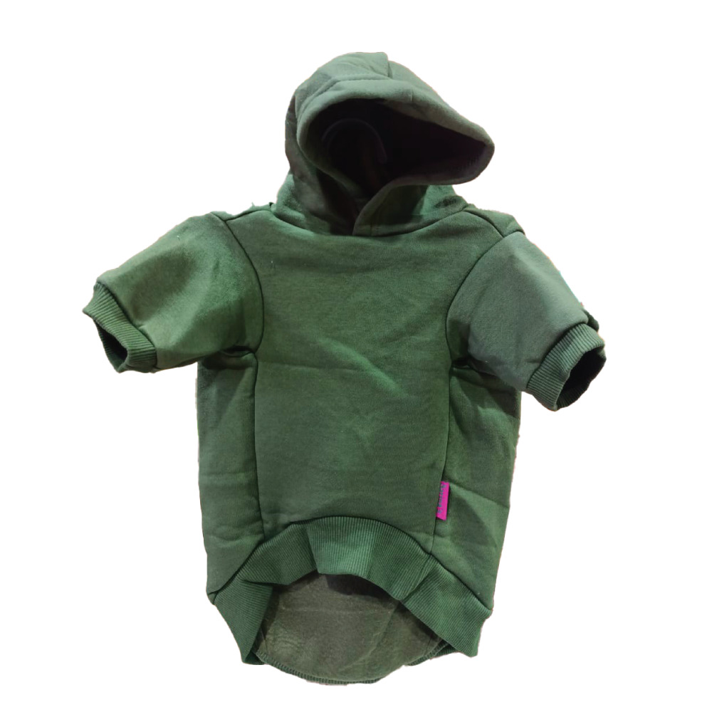 Sarina's Hoodie Green Happy - XS